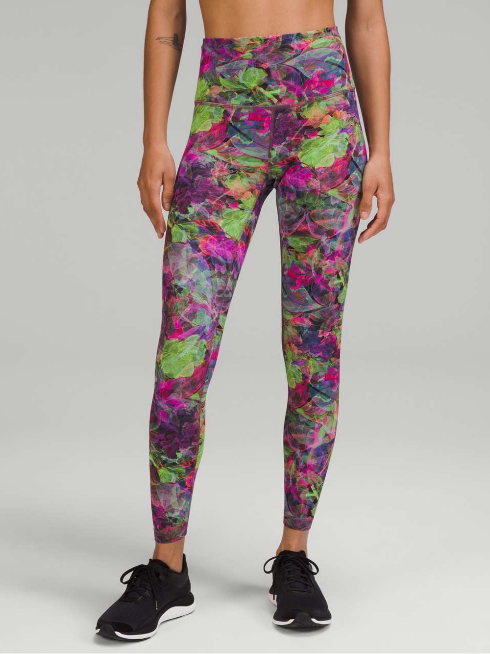 Lululemon Wunder Train High-Rise Tight 25" Vivid Floral Tone Multi - Size 4